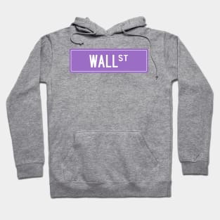 Wall st purple Hoodie